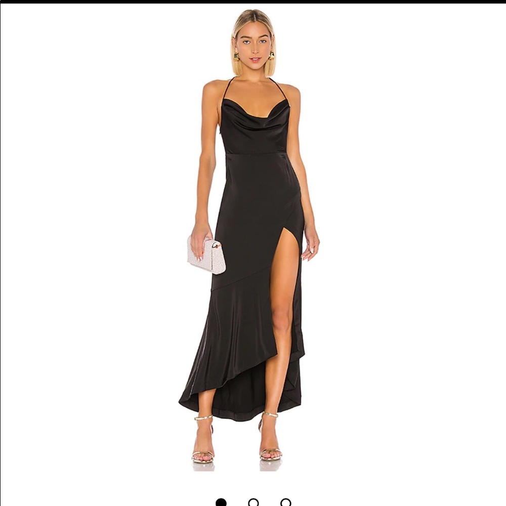 Revolve lovers +friends black dress